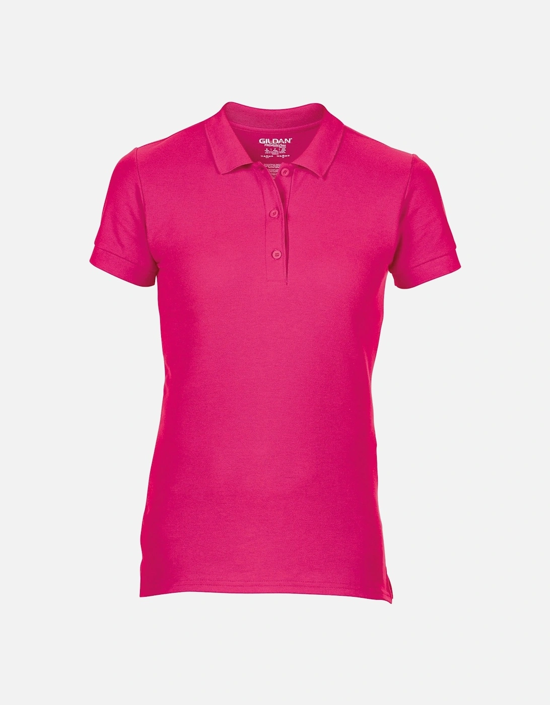 Womens/Ladies Premium Cotton Sport Double Pique Polo Shirt, 3 of 2