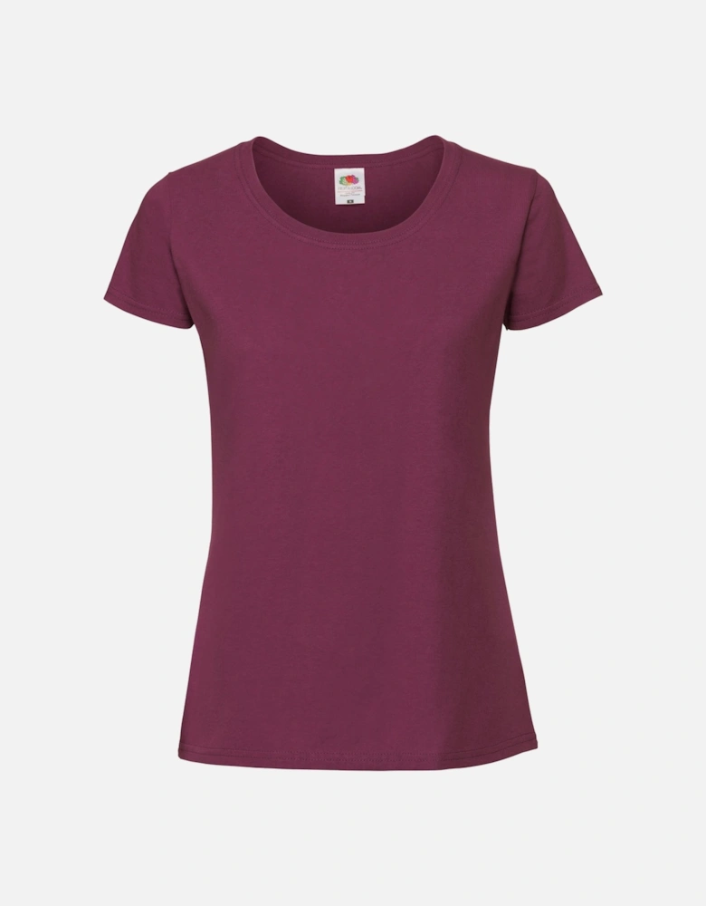 Womens/Ladies Ringspun Premium T-Shirt