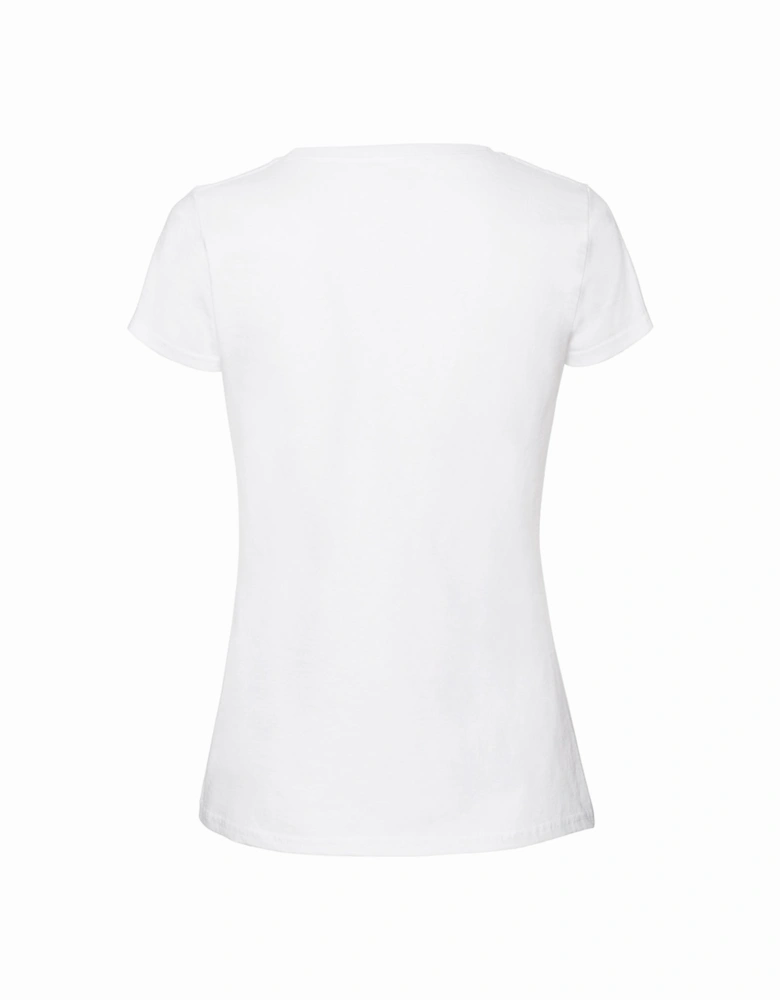 Womens/Ladies Ringspun Premium T-Shirt