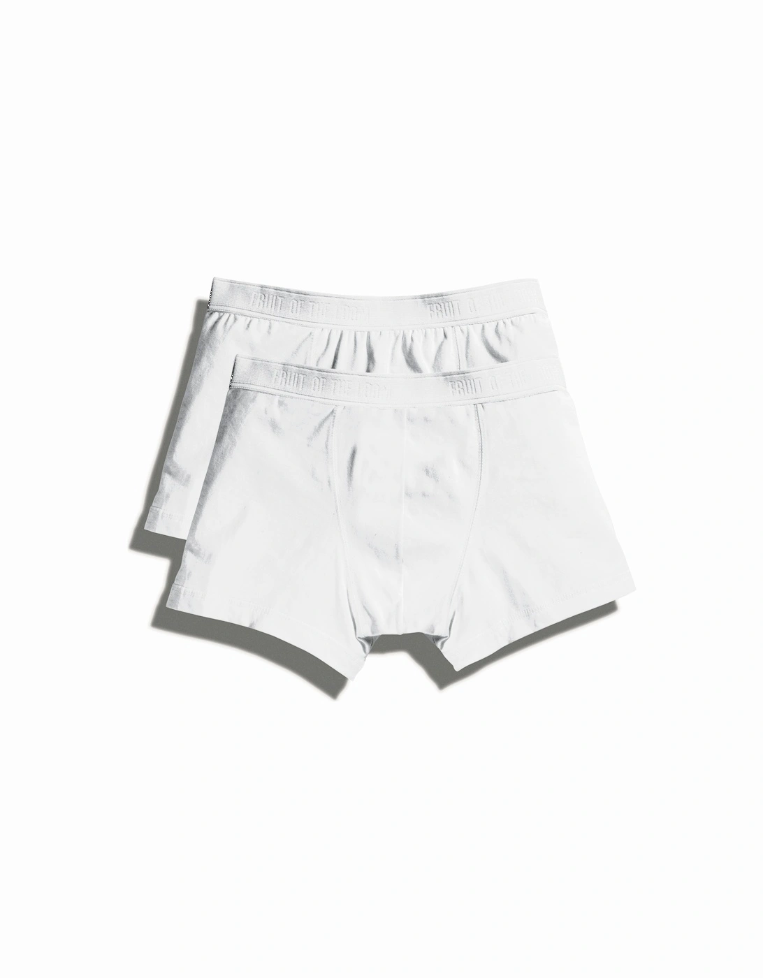 Mens Classic Shorty Cotton Rich Boxer Shorts (Pack Of 2)