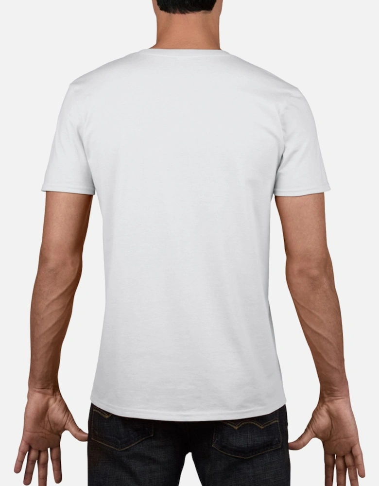 Mens Soft Style V-Neck Short Sleeve T-Shirt