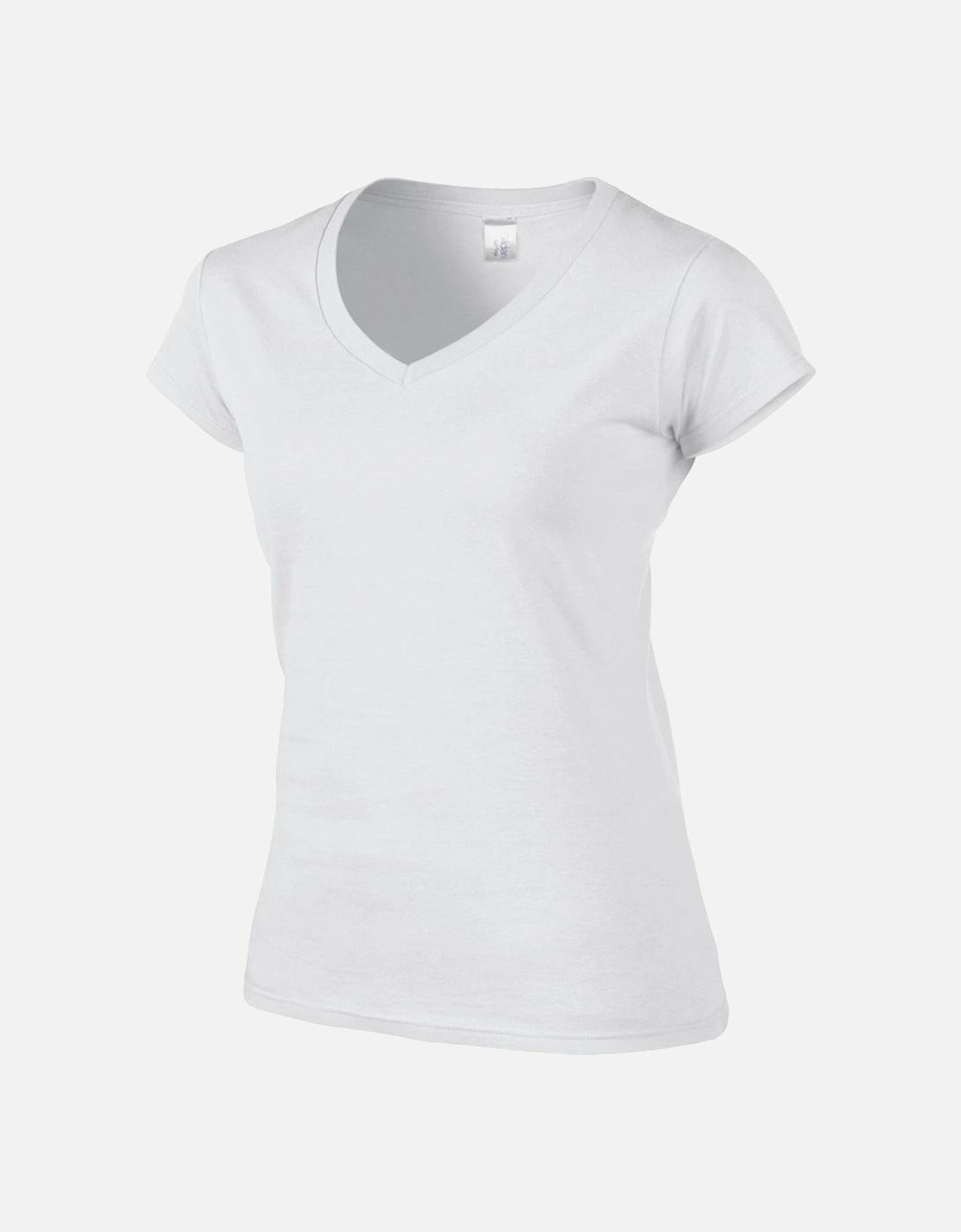 Ladies Soft Style Short Sleeve V-Neck T-Shirt