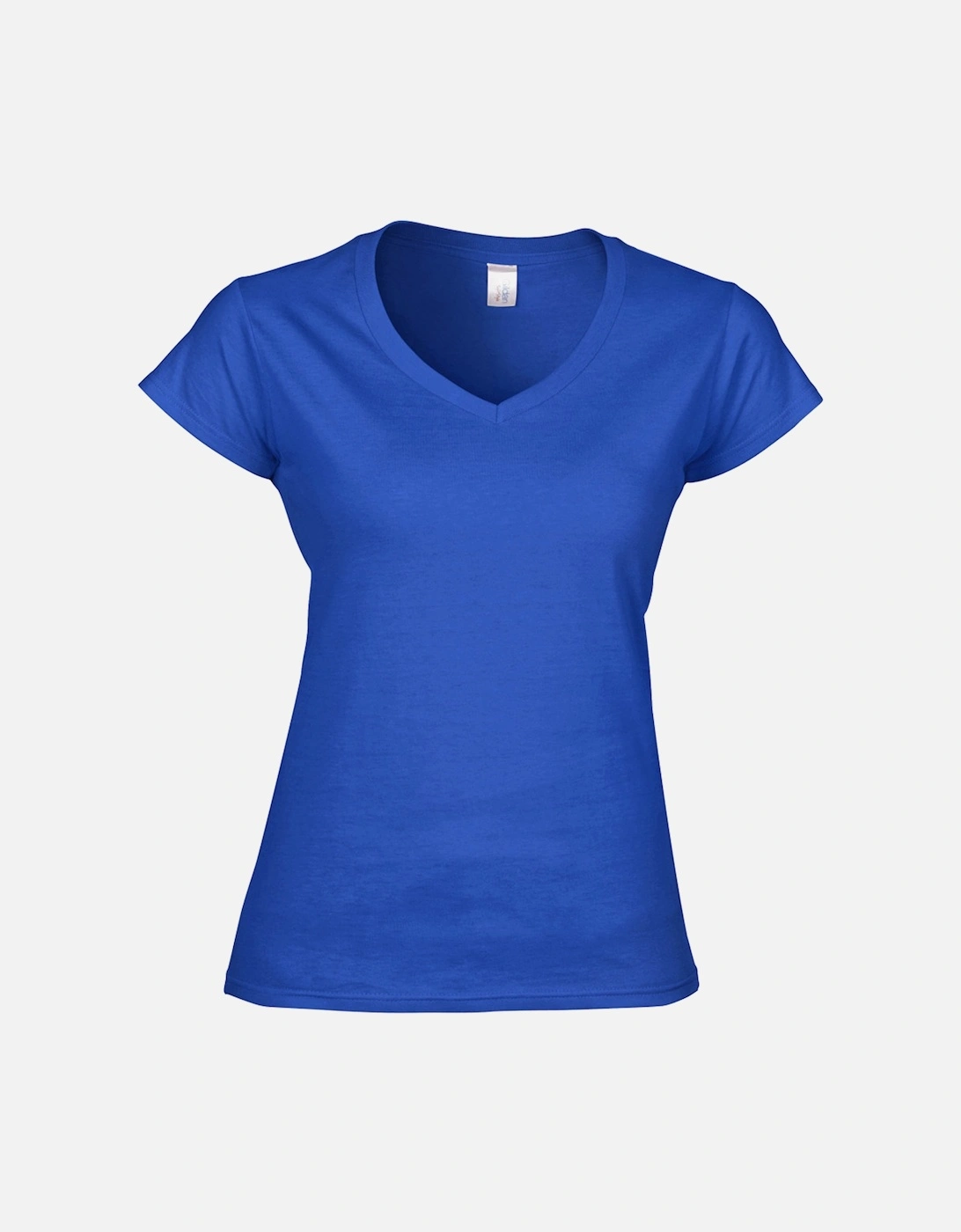Ladies Soft Style Short Sleeve V-Neck T-Shirt, 6 of 5