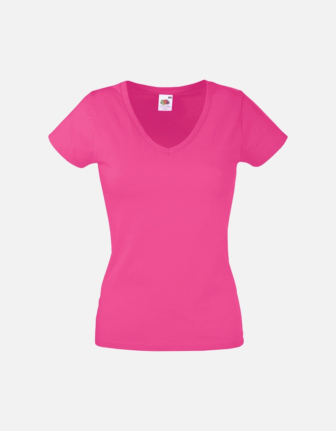 Ladies Lady-Fit Valueweight V-Neck Short Sleeve T-Shirt, 3 of 2