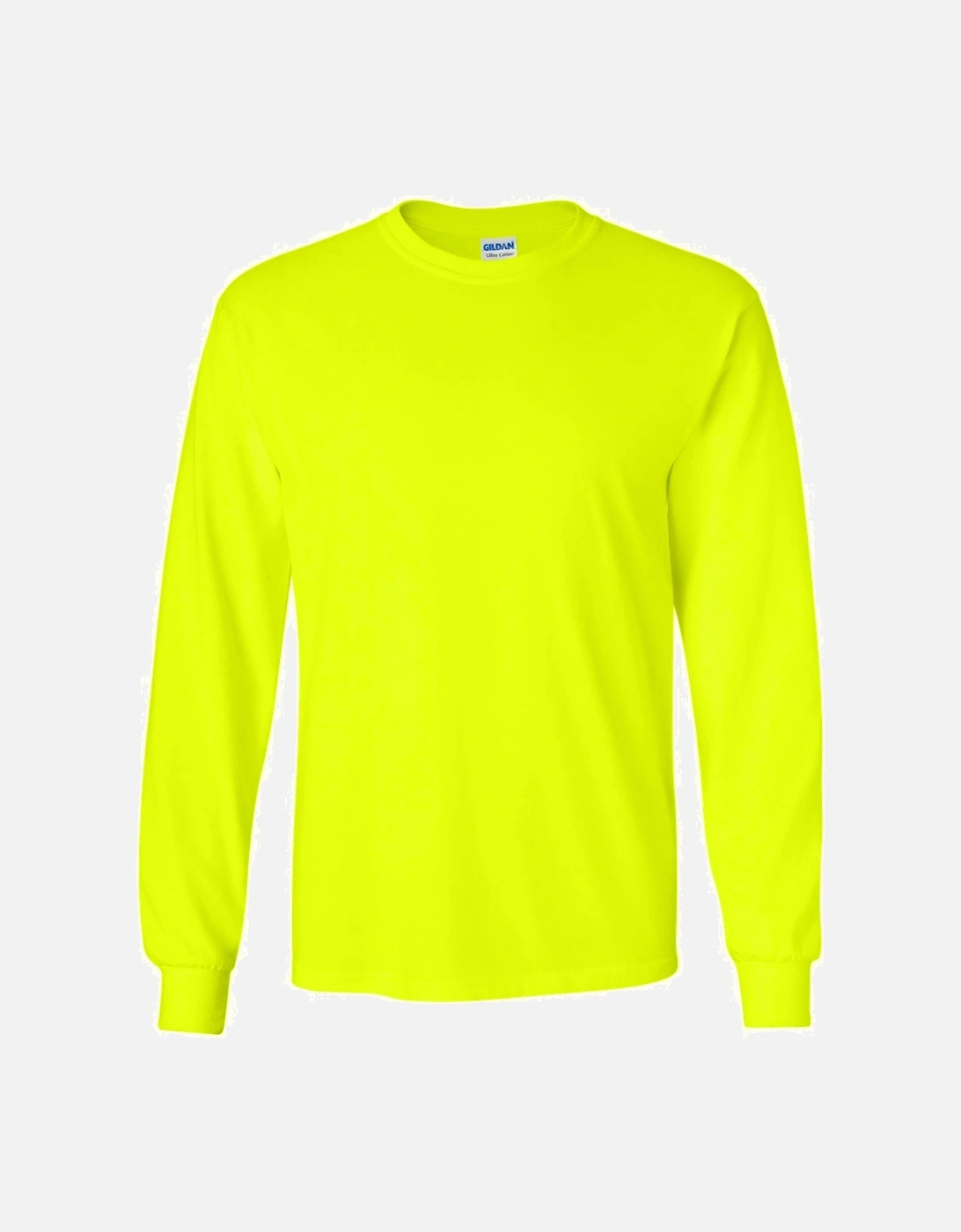 Mens Plain Crew Neck Ultra Cotton Long Sleeve T-Shirt, 6 of 5