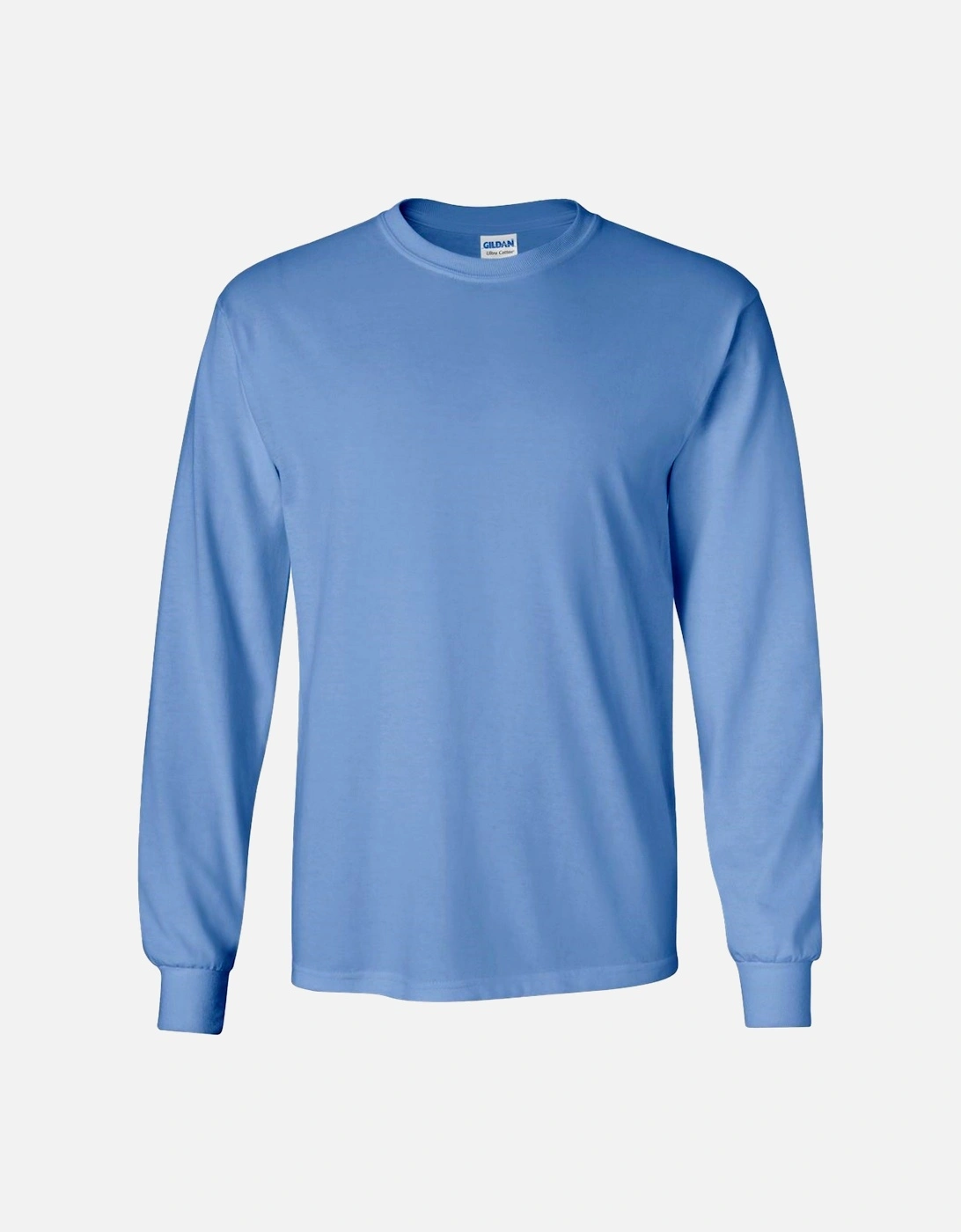 Mens Plain Crew Neck Ultra Cotton Long Sleeve T-Shirt, 6 of 5