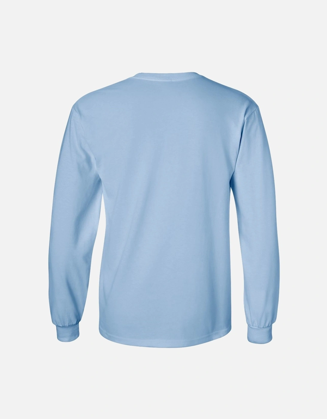 Mens Plain Crew Neck Ultra Cotton Long Sleeve T-Shirt