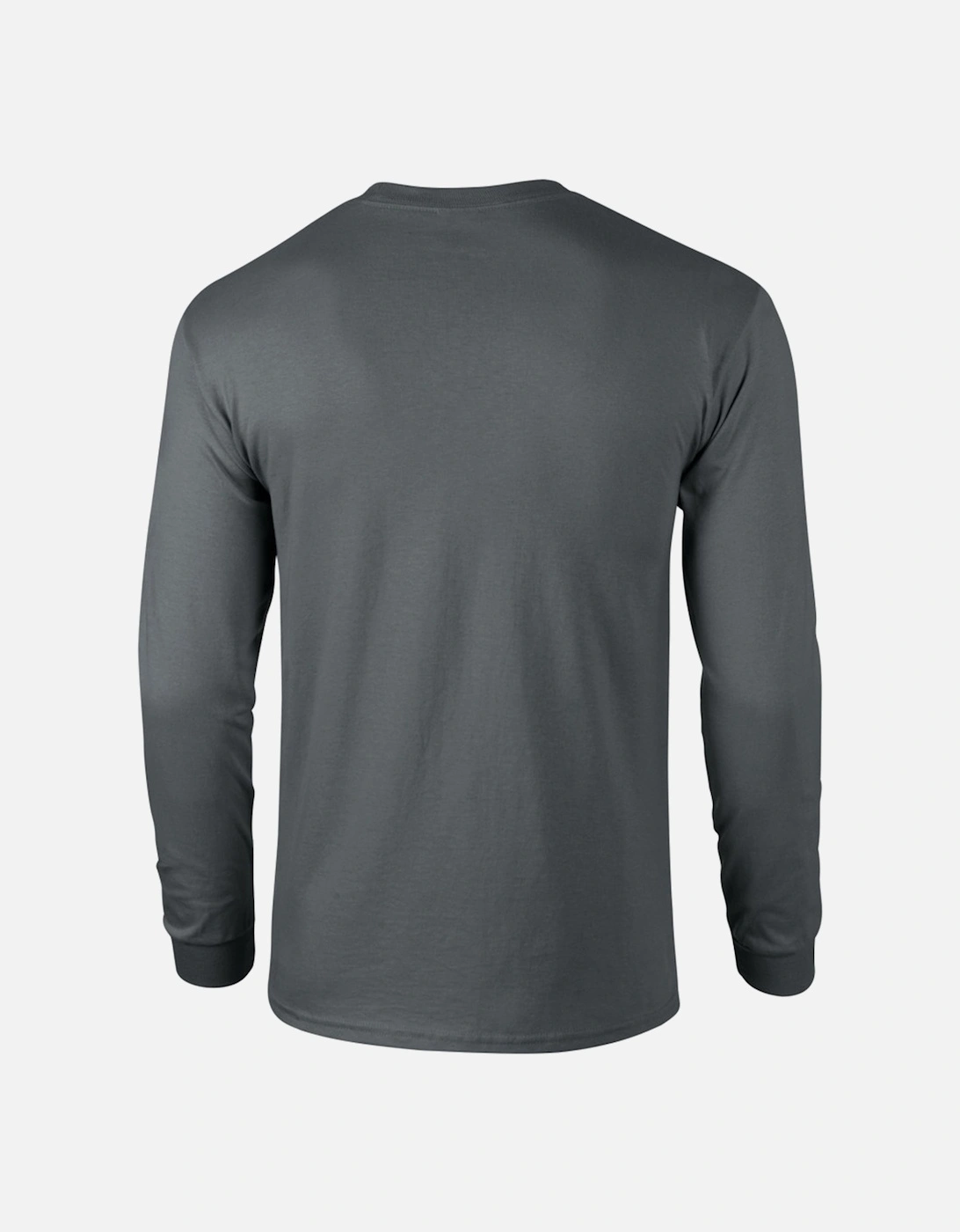 Mens Plain Crew Neck Ultra Cotton Long Sleeve T-Shirt