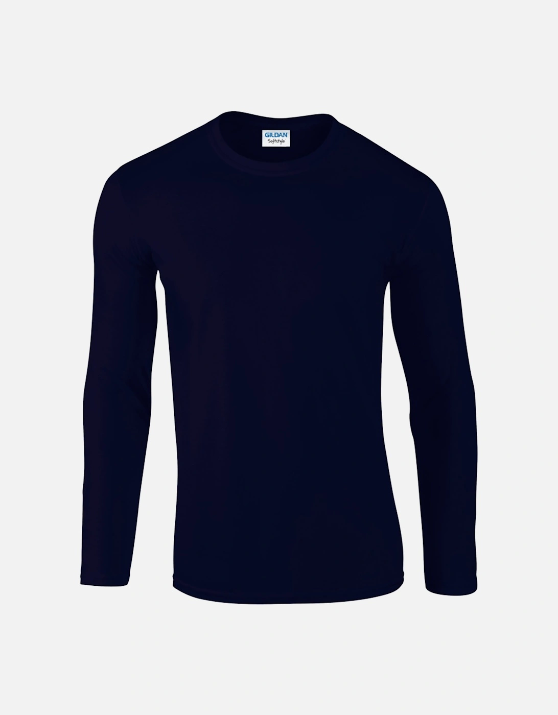 Mens Soft Style Long Sleeve T-Shirt, 6 of 5