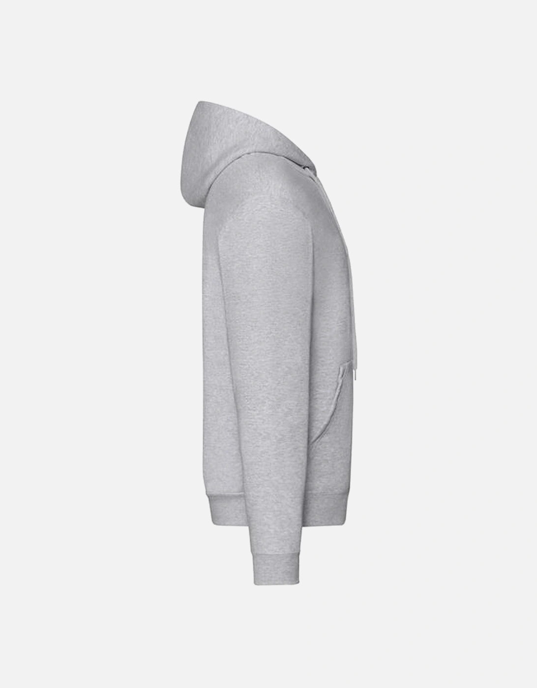 Mens Zip Through Hooded Sweatshirt / Hoodie, 2 of 1