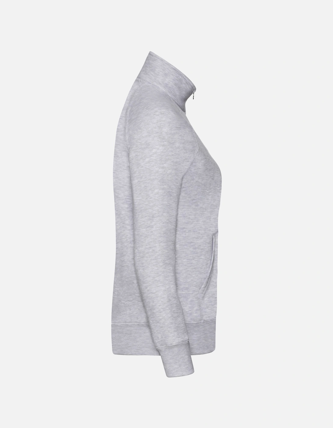 Ladies/Womens Lady-Fit Fleece Sweatshirt Jacket