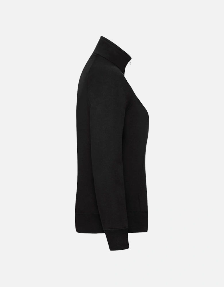 Ladies/Womens Lady-Fit Fleece Sweatshirt Jacket