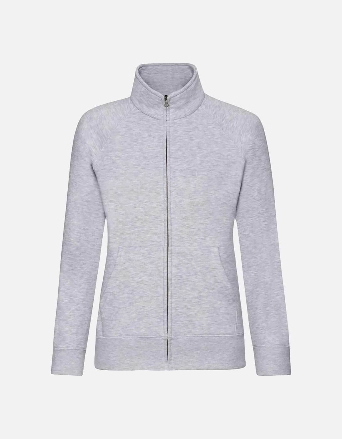 Ladies/Womens Lady-Fit Fleece Sweatshirt Jacket, 4 of 3