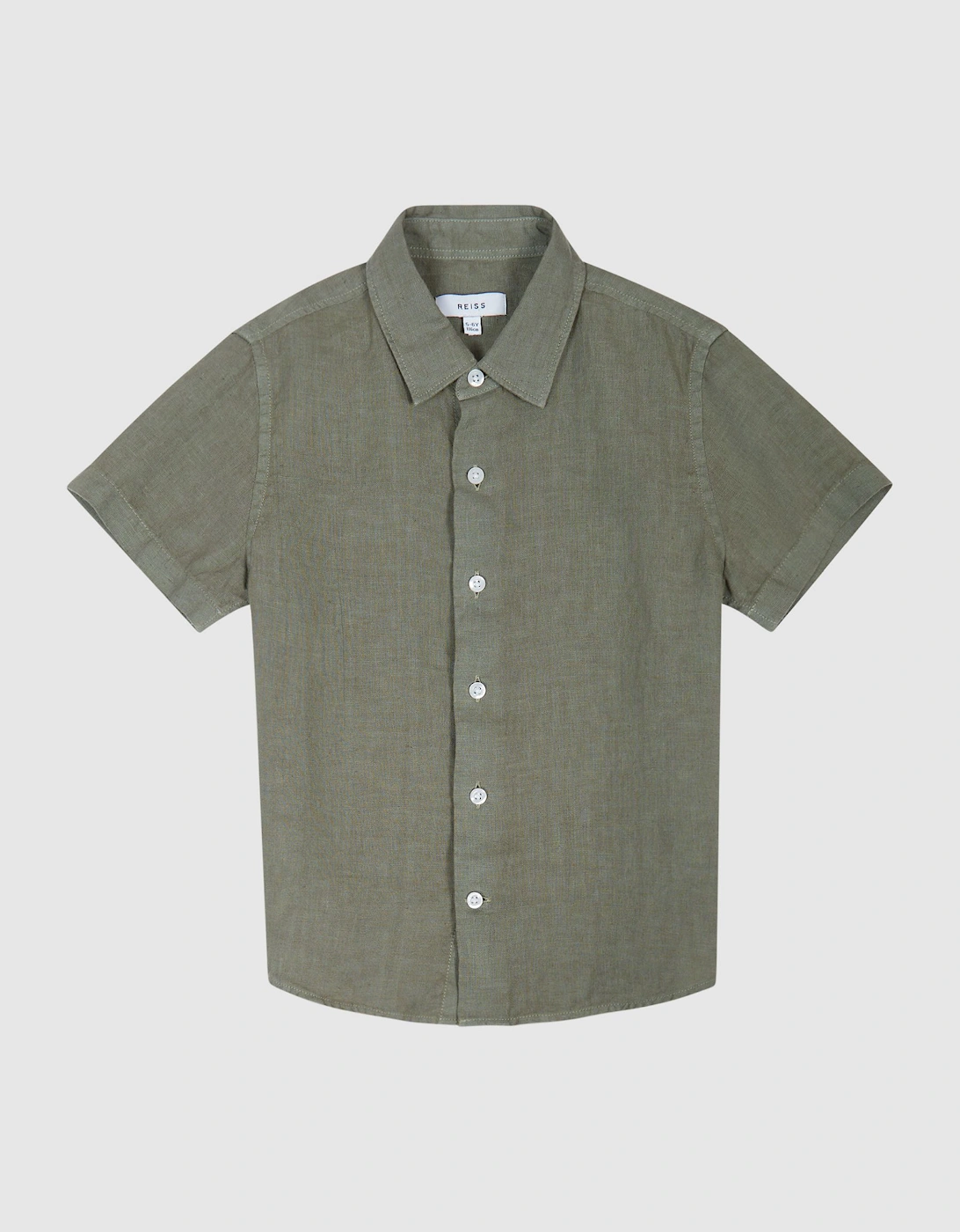 Short Sleeve Linen Shirt, 2 of 1
