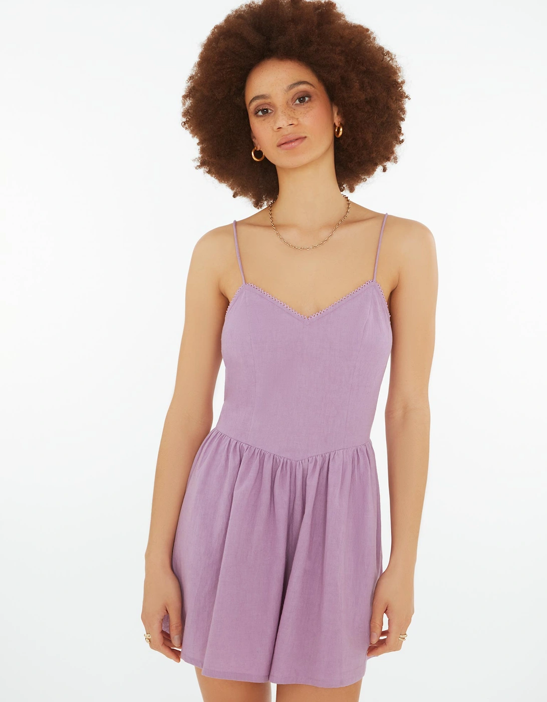 Dove Playsuit in Lilac