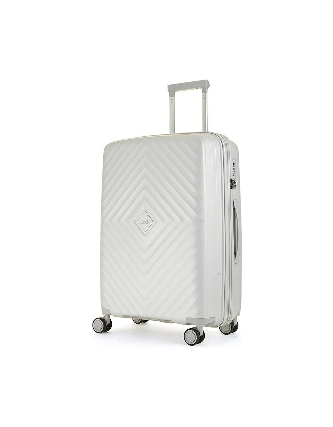 Infinity 8 Wheel Hardshell Medium Suitcase - Pearl, 2 of 1