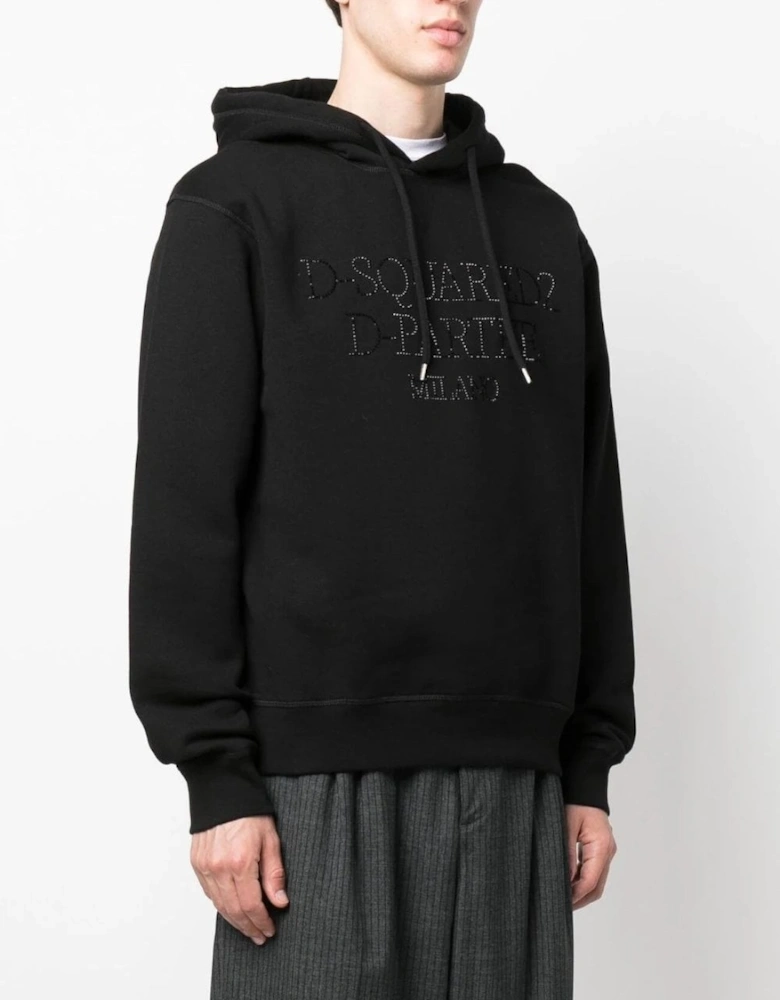 Tonal Branding Hoodie Black