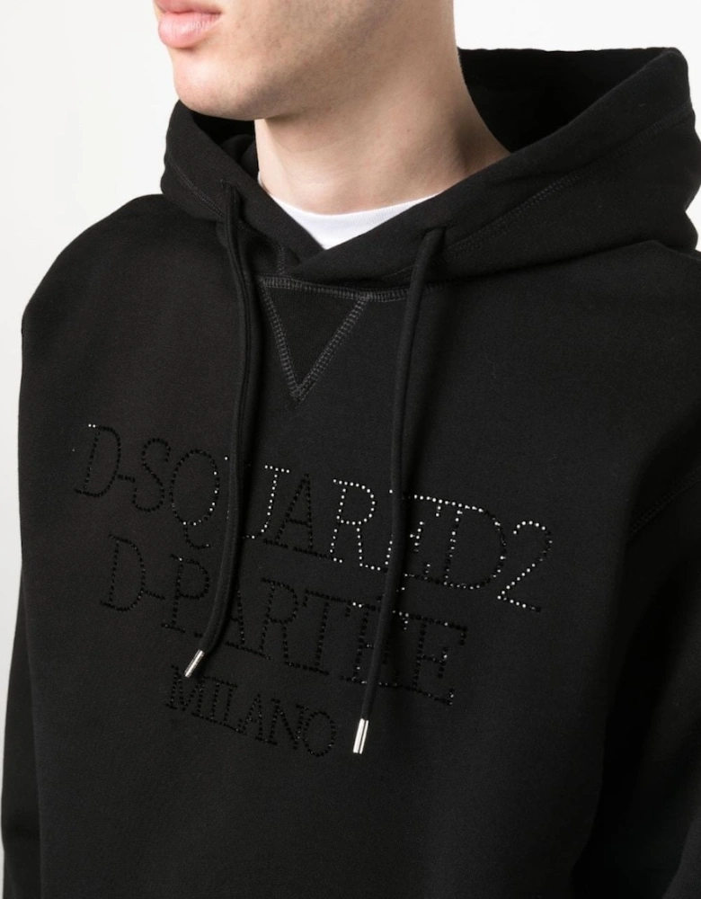 Tonal Branding Hoodie Black