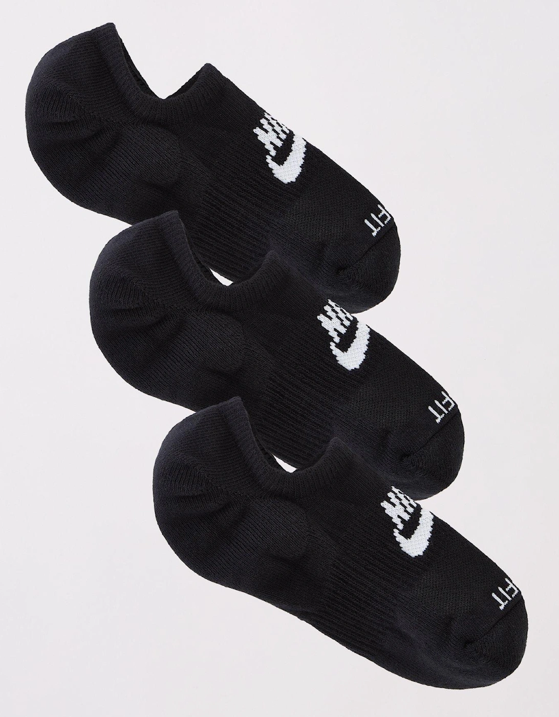 Everyday Plus Cushioned 3 Pack Sock - Black, 3 of 2