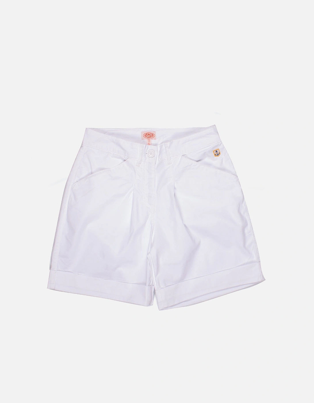 Armor-Lux Women Shorts - White, 4 of 3