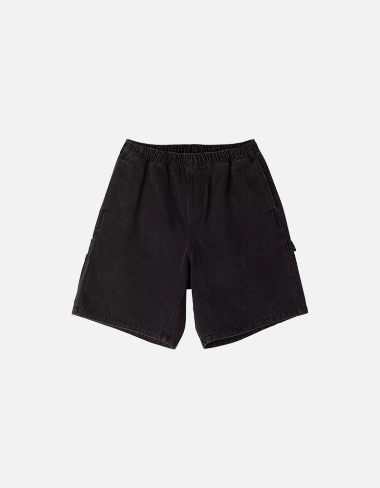 Easy Denim Carpenter Shorts - Dusty Black