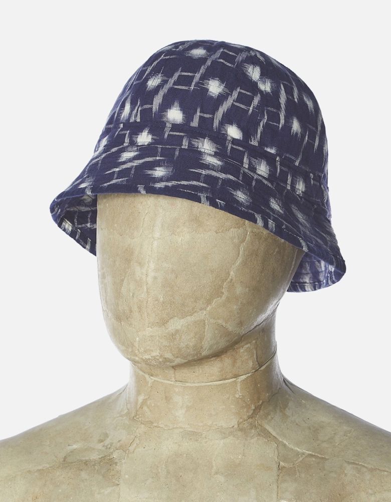 Naval Hat - Indigo Handloom Ikat