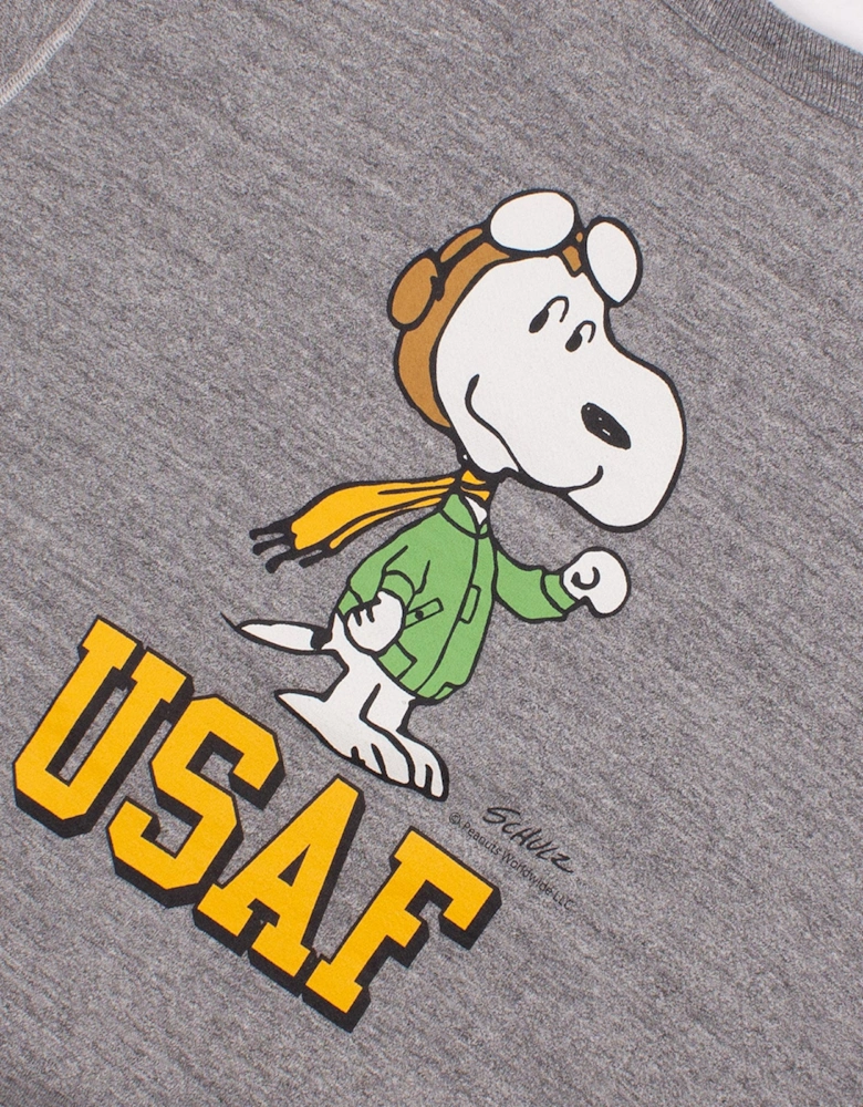 x Peanuts US Air Force Sweatshirt - Grey