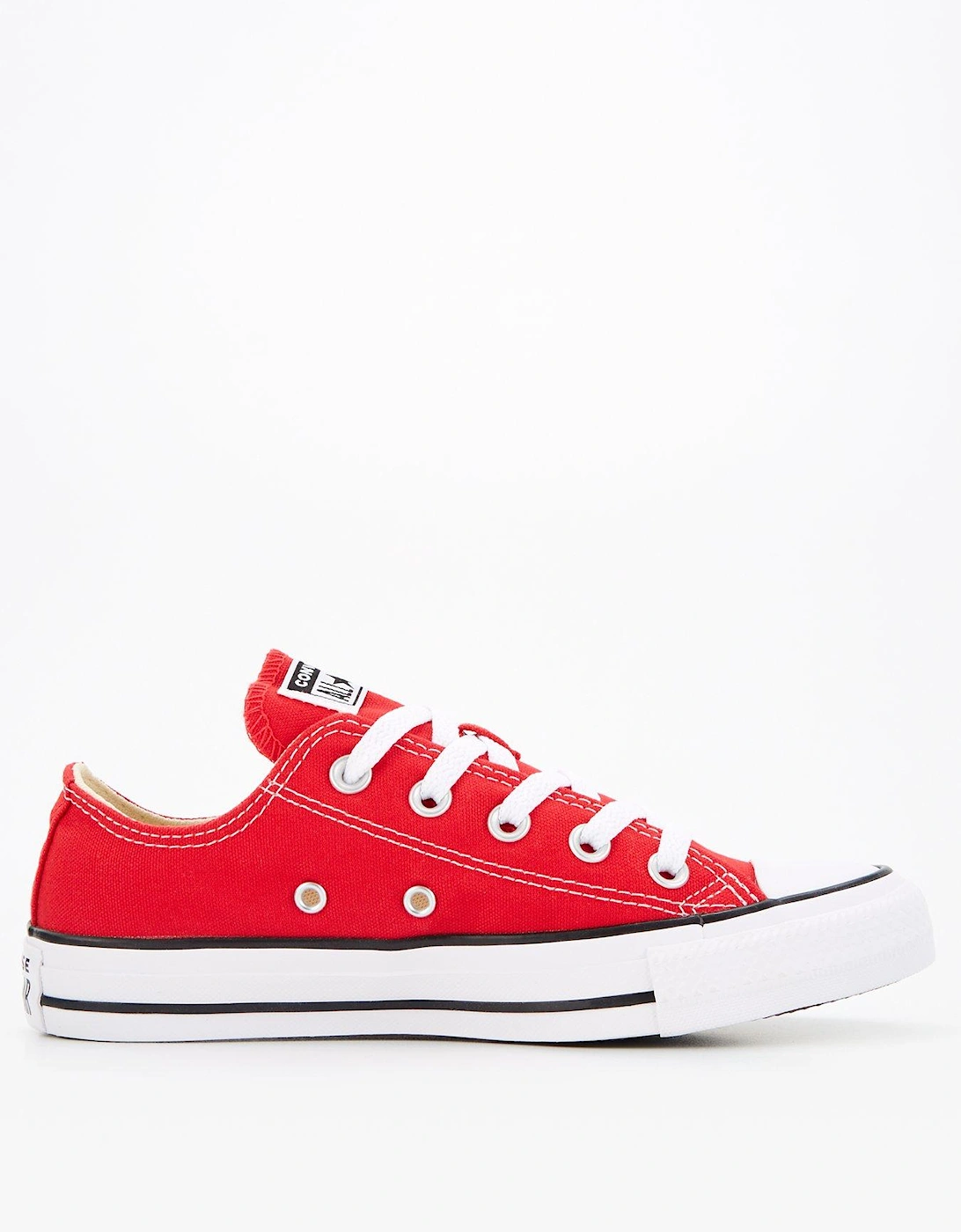 Chuck Taylor All Star Ox Plimsolls - Red , 7 of 6