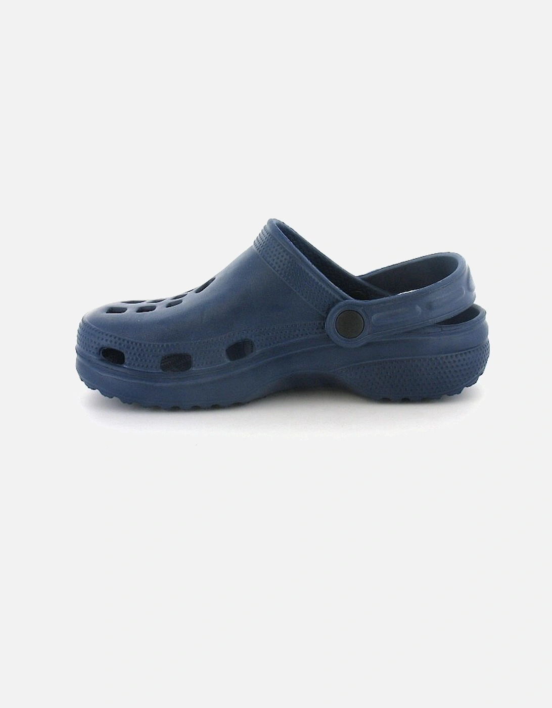Childrens Clog Beach Sandals Pop Back Strap blue UK Size