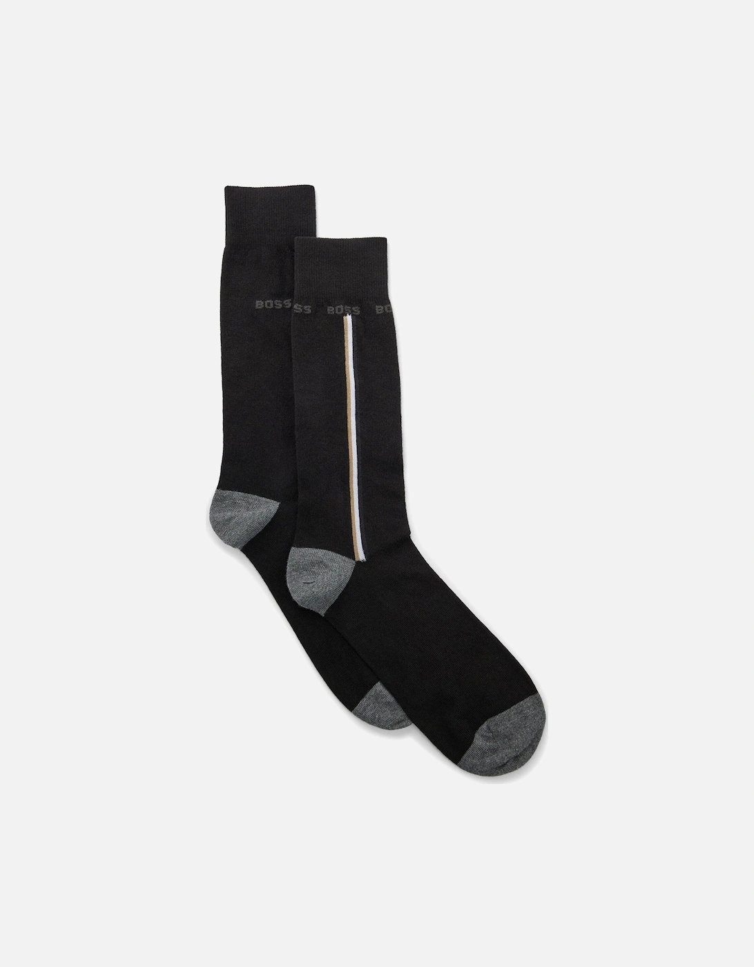 Hugo Mens 2 Pack Socks Black, 3 of 2