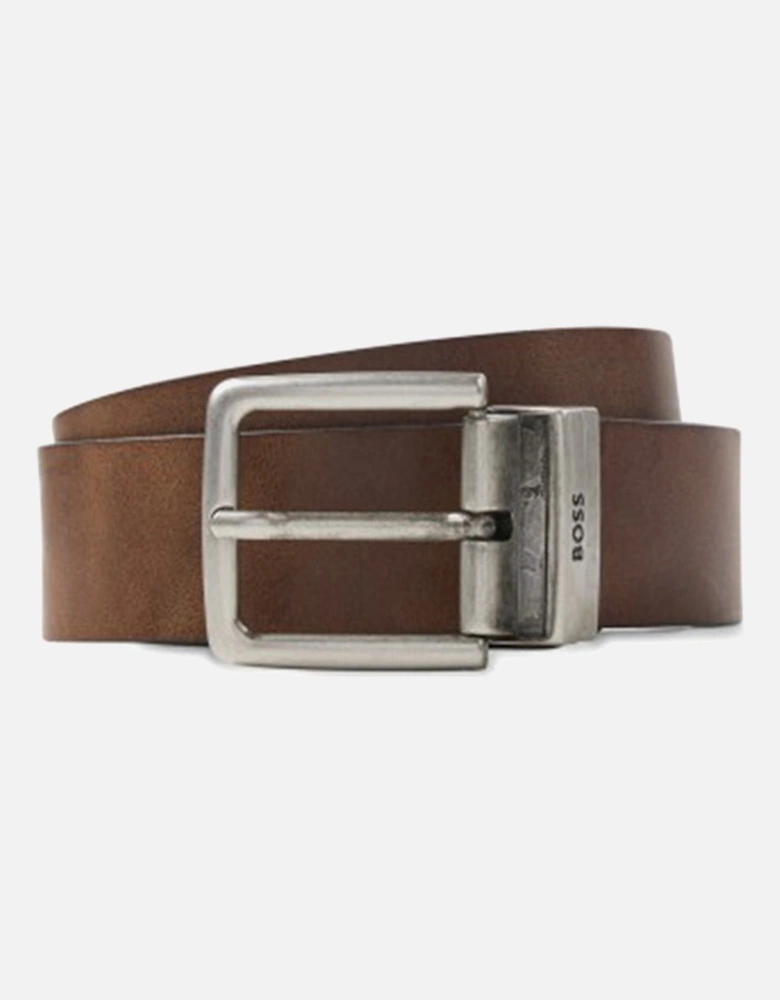 Hugo Mens Classic Leather Belt Brown