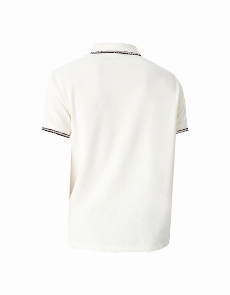 Men's Whisper White Rider Tipped Polo Shirt