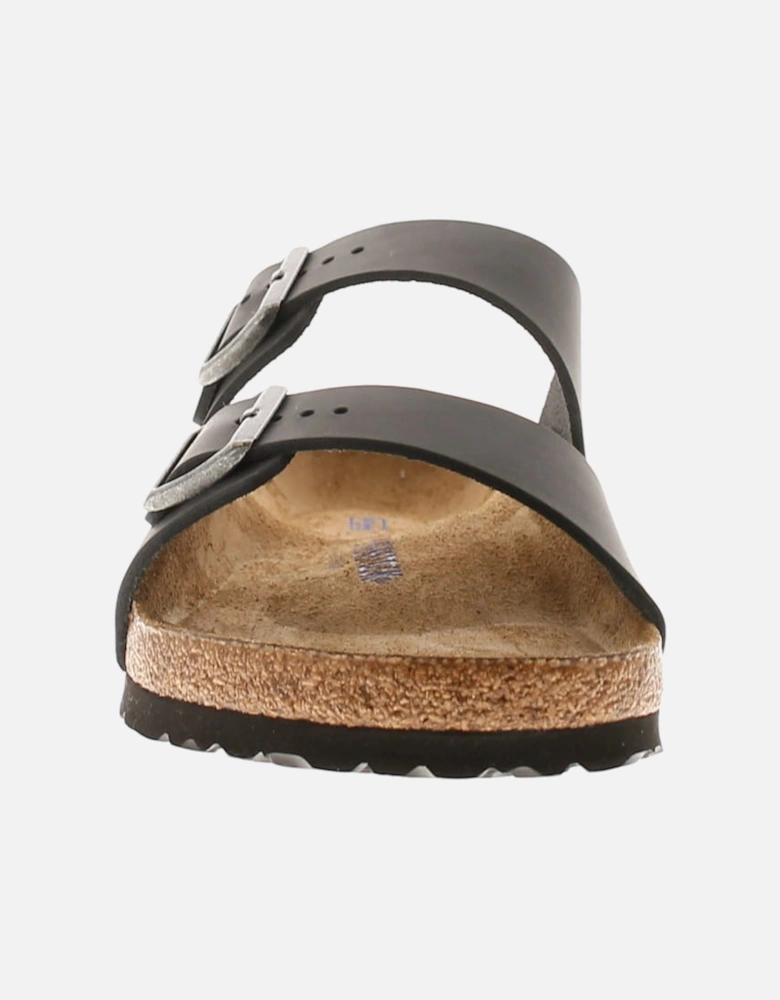 Birkenstock Unisex Flat Sandals Arizona Buckle Fastening black UK Size