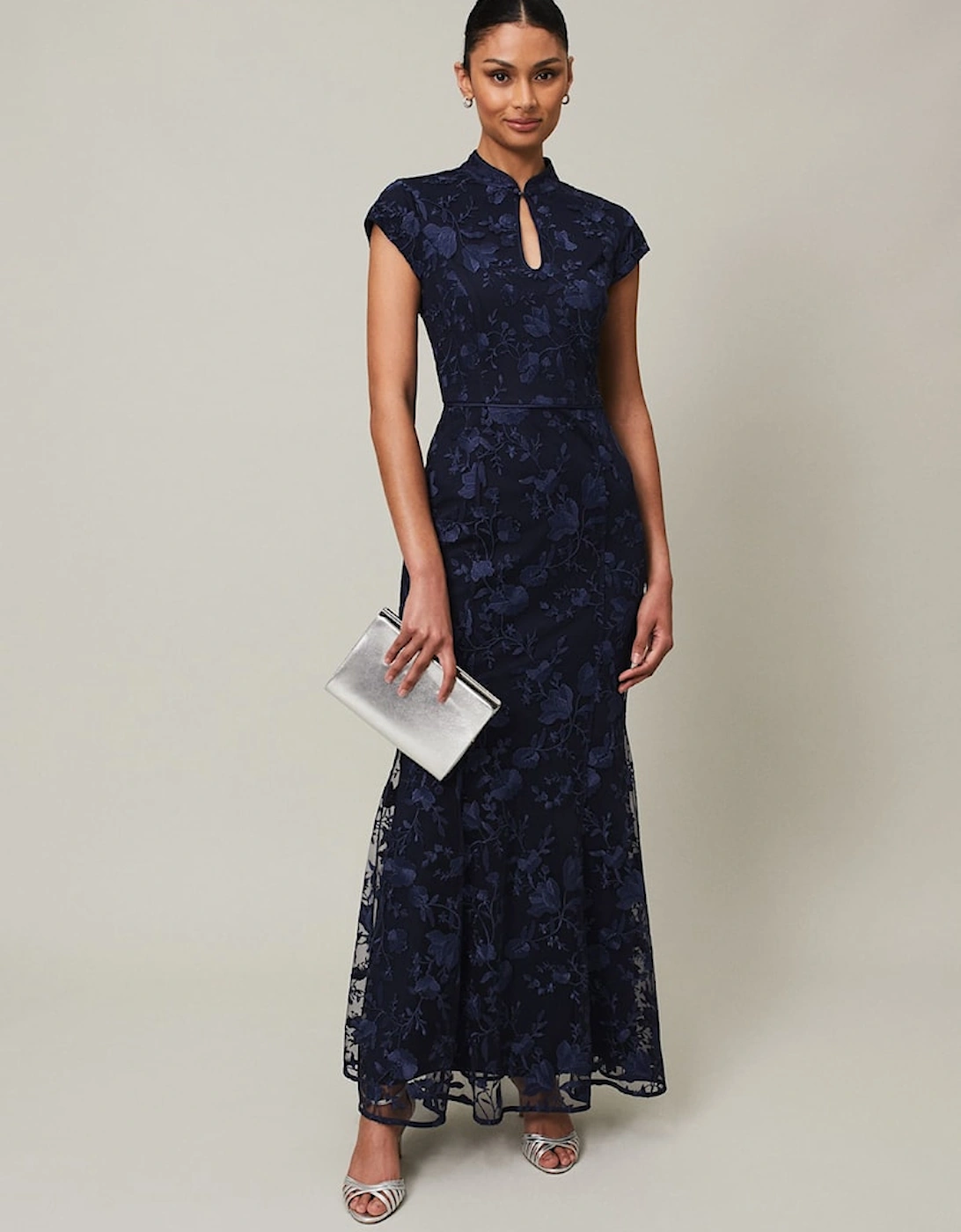 Sofia Embroidered Maxi Dress, 2 of 1