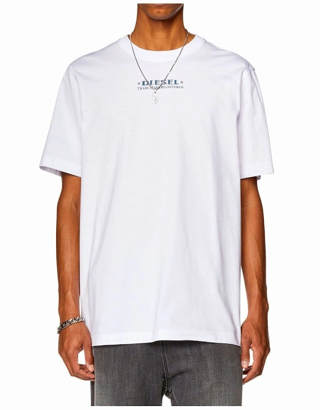 Mens T-just T Shirt White, 4 of 3