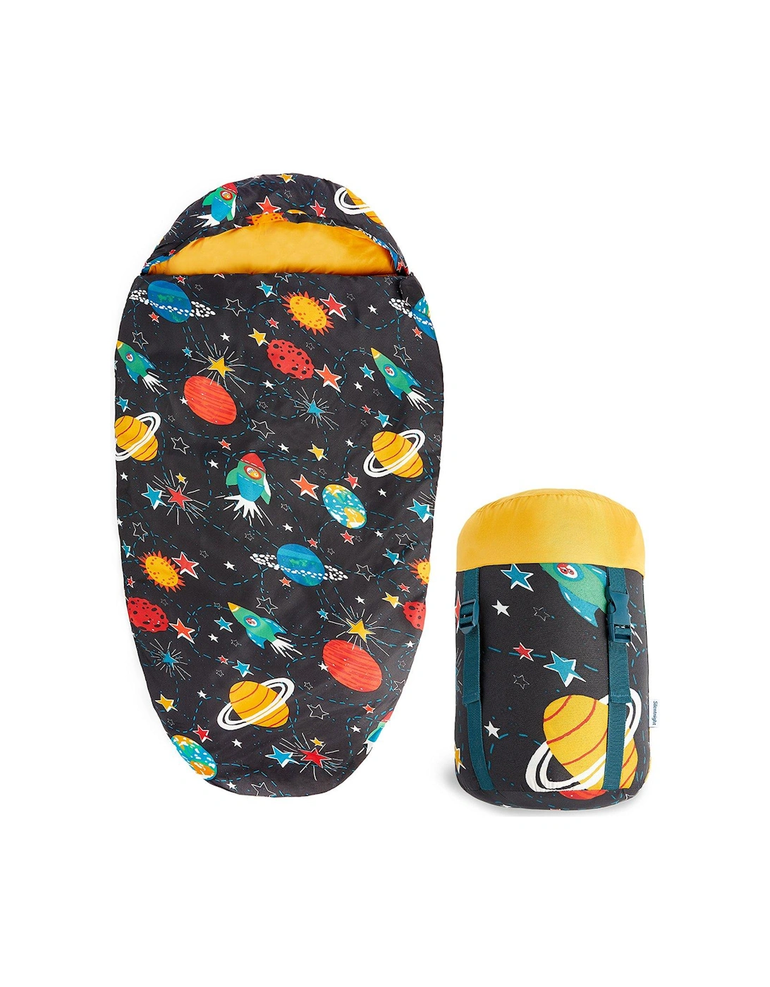 CAMPING COLLECTION KIDS SLEEPING BAG - SPACE - SINGLE, 2 of 1