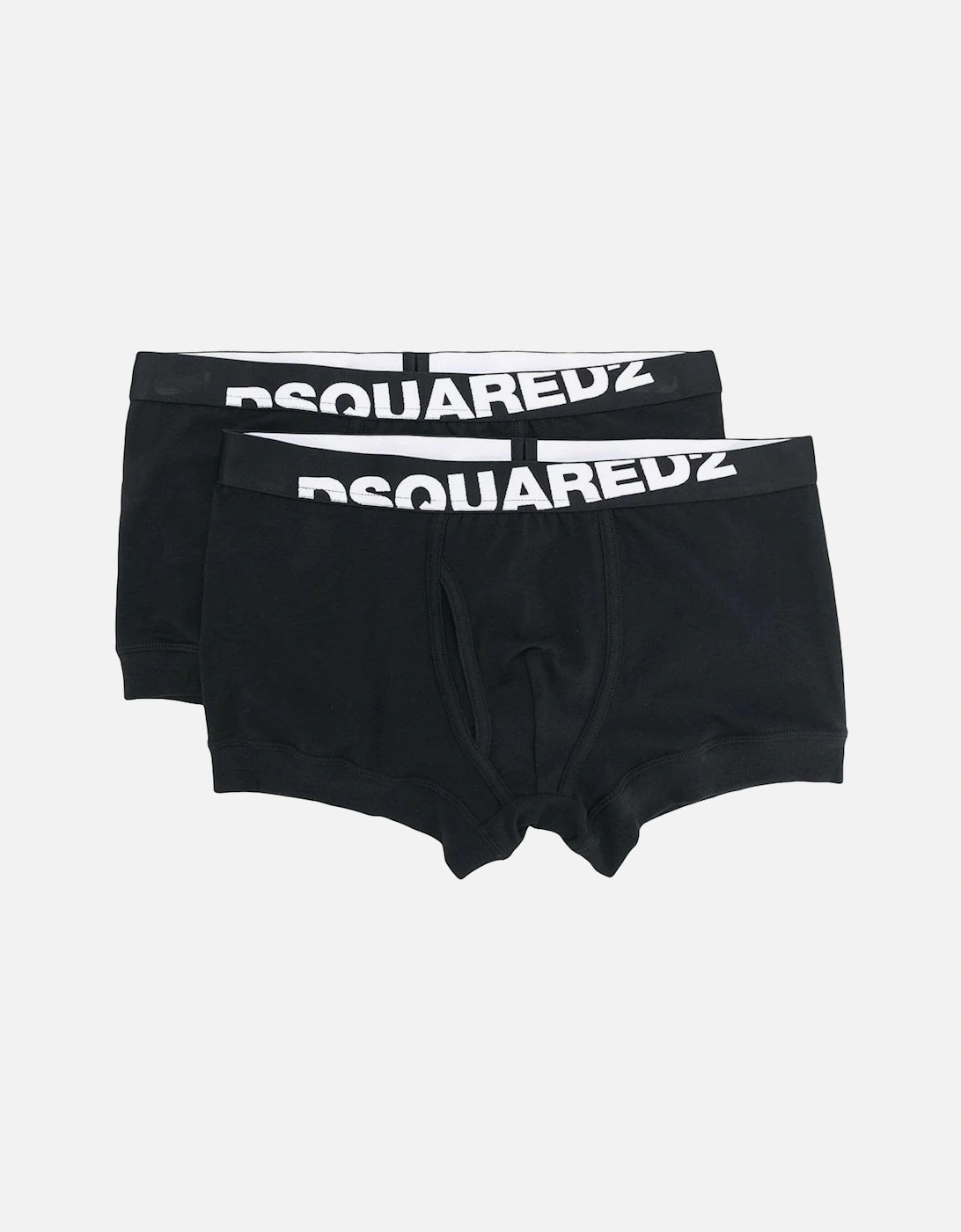 2 Pack Cotton Boxers Black, 5 of 4