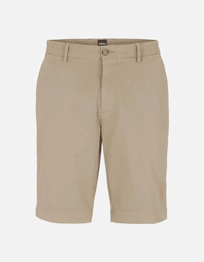 SLICE-SHORT Open Beige Slim Fit Chino Shorts