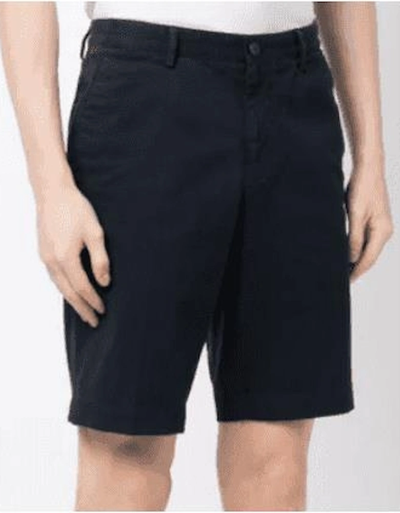 SLICE-SHORT Open Navy Slim Fit Chino Shorts