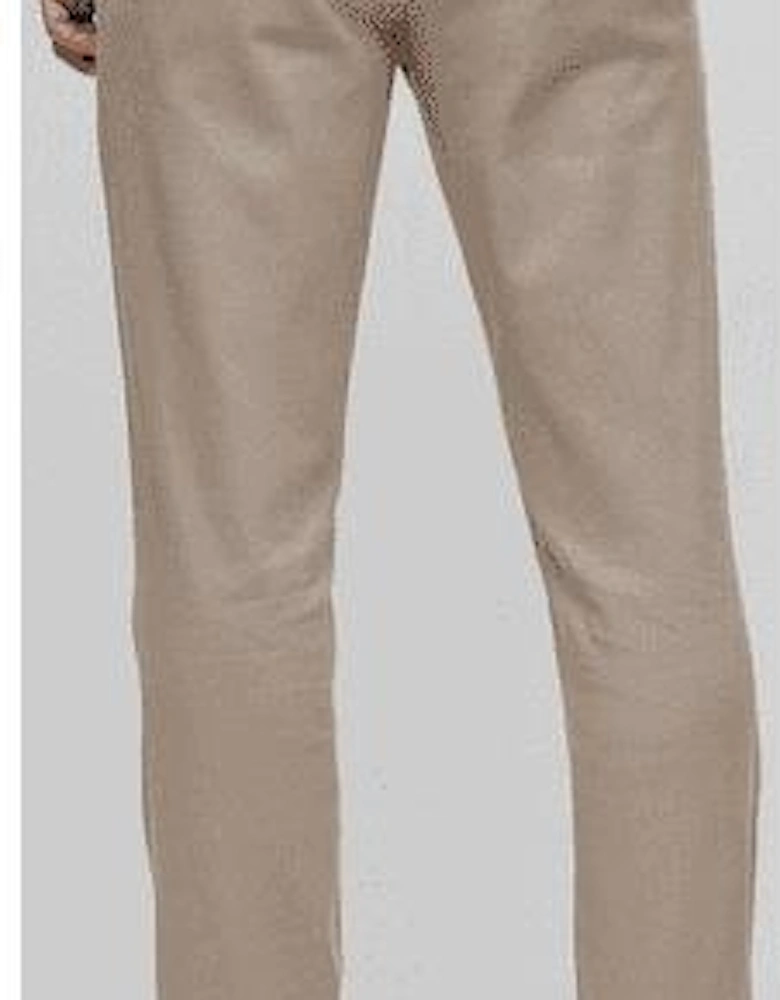 Kaito-1 Beige Slim Fit Chino Trousers