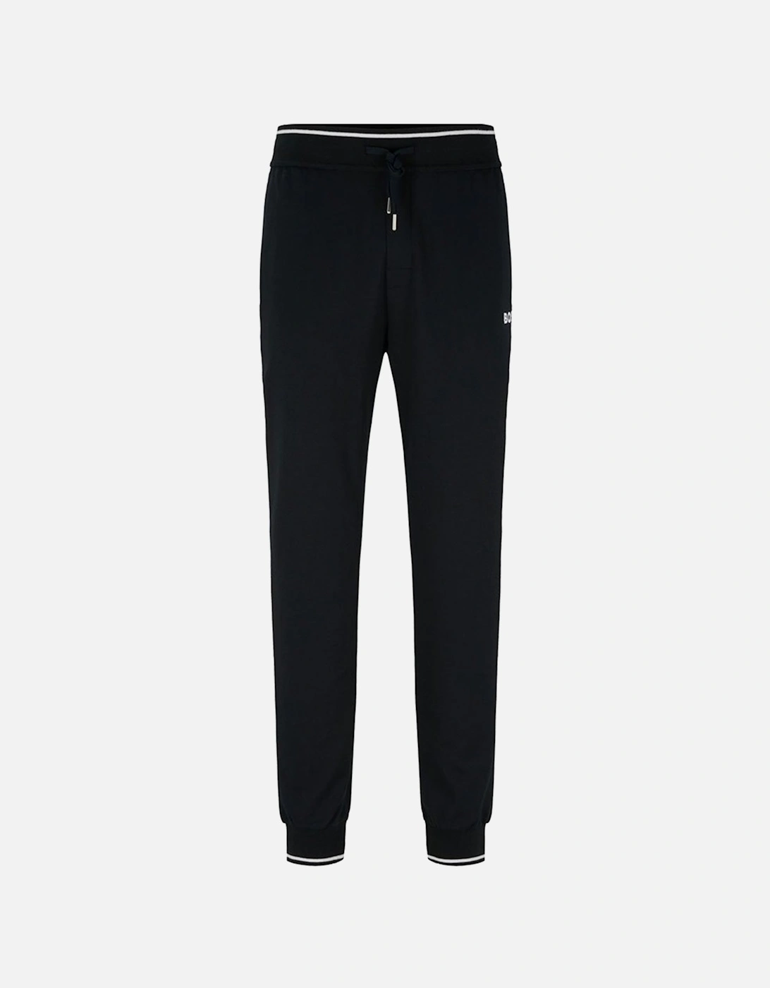 Mens Pocket Logo Tracksuit Pants Black, 2 of 1