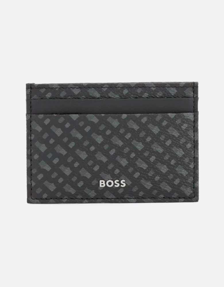 Mens Card Holder Print Black