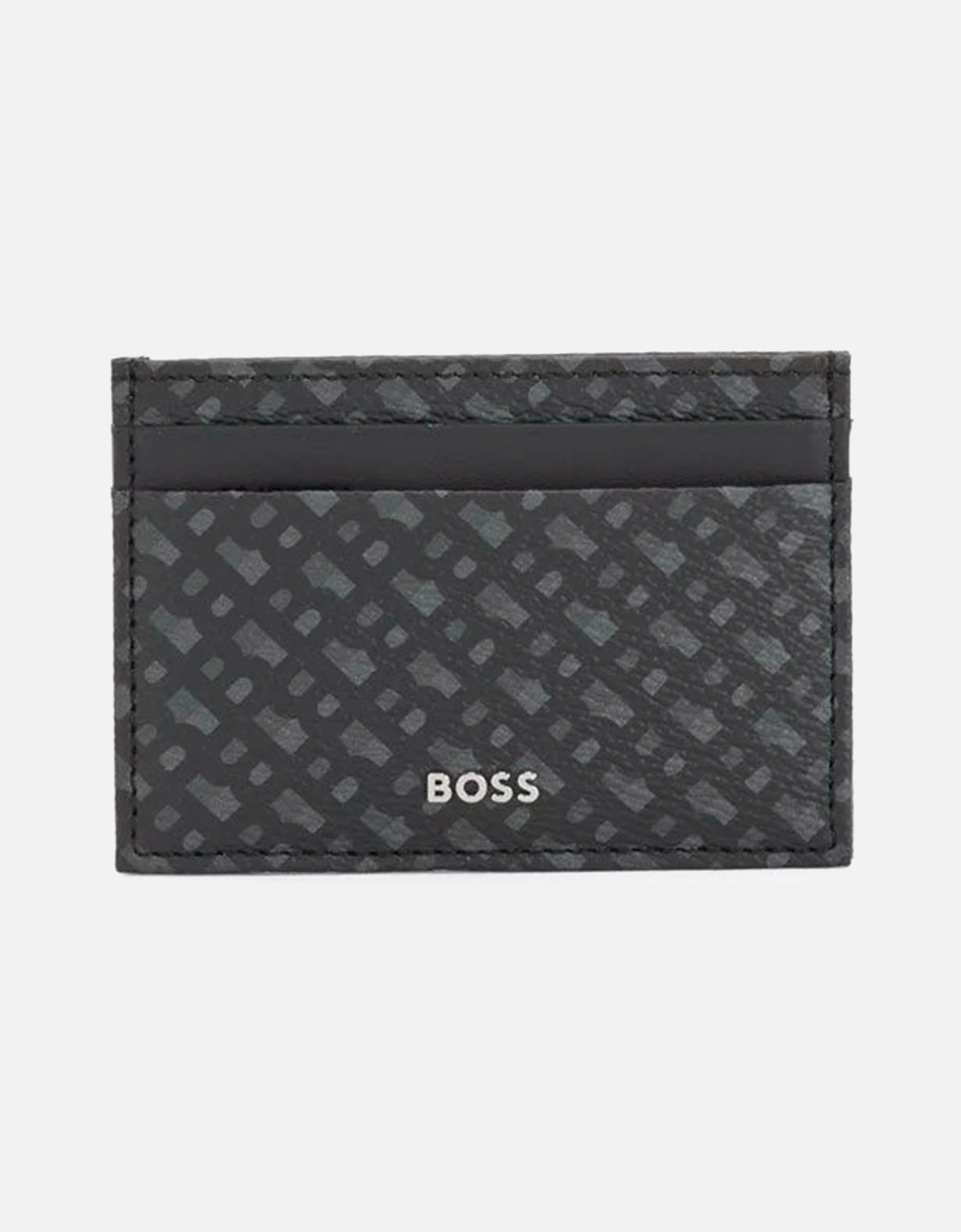 Mens Card Holder Print Black, 5 of 4