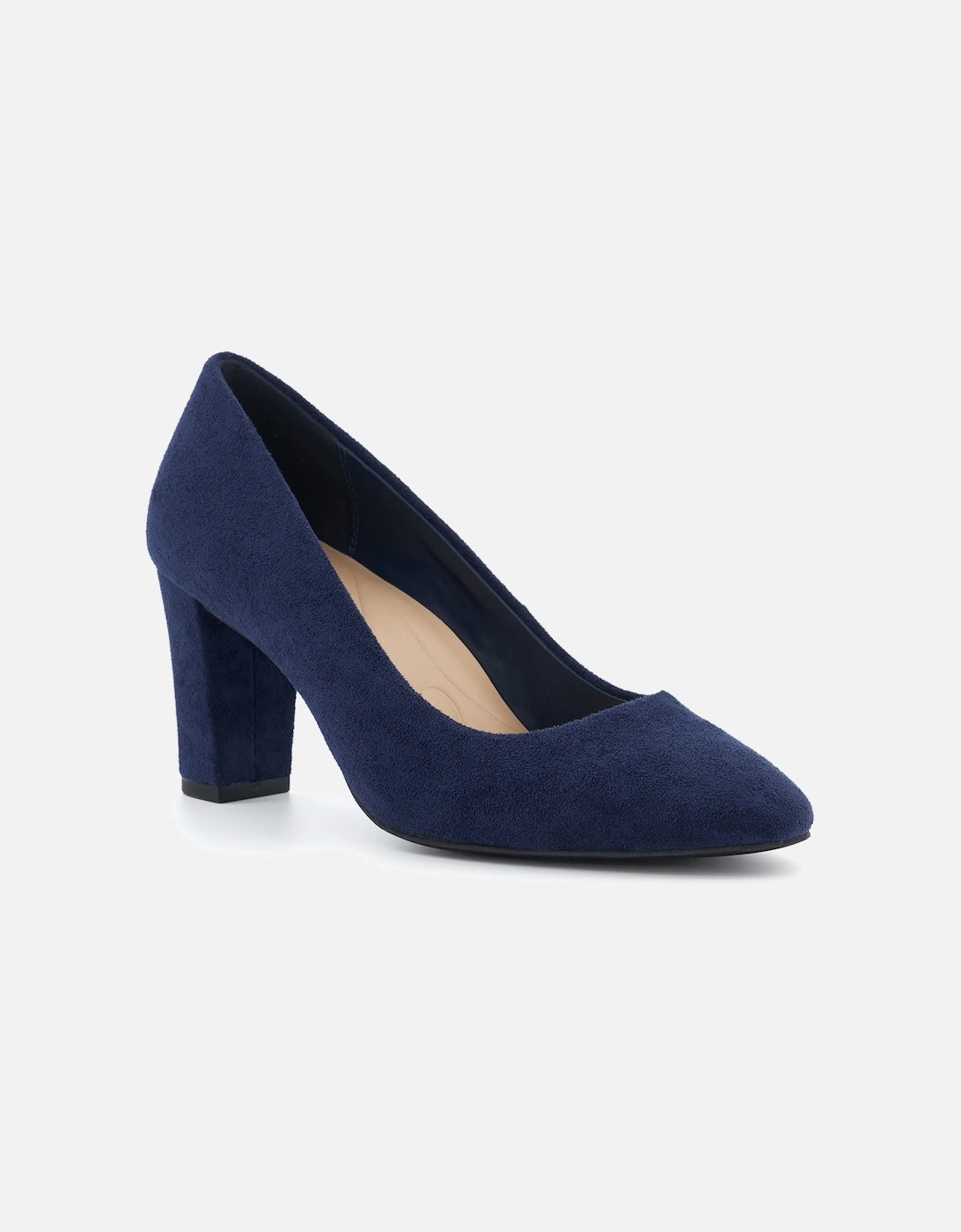 Ladies Birdie - Block-Heeled Court Shoes, 6 of 5