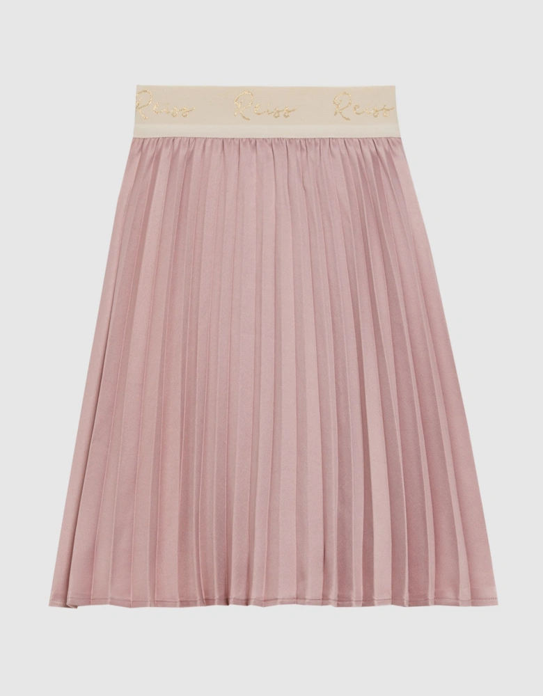 Pleated Elasticated Skirt