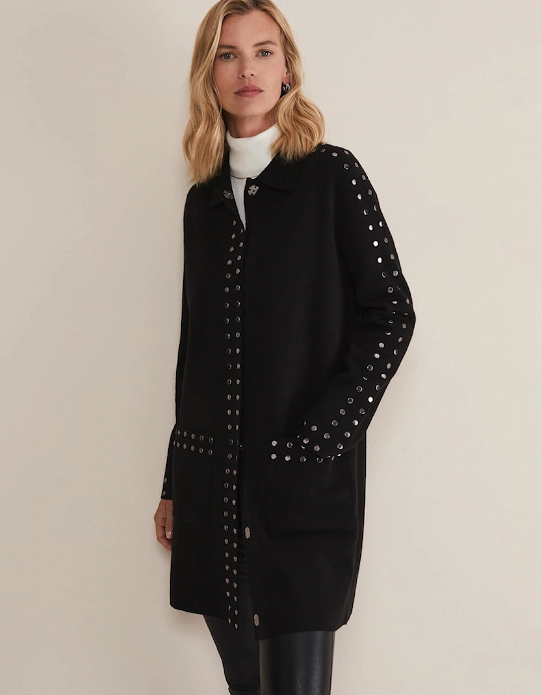 Cassidy Black Knitted Coat, 9 of 8