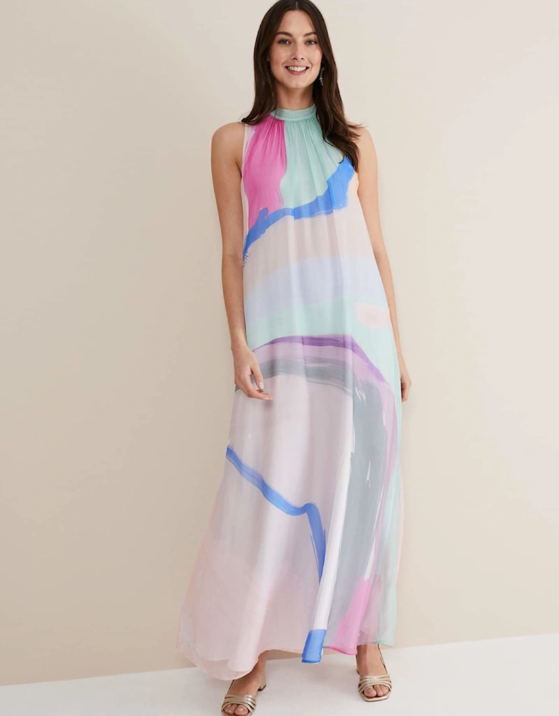 Ronnie Abstract Maxi Dress, 8 of 7