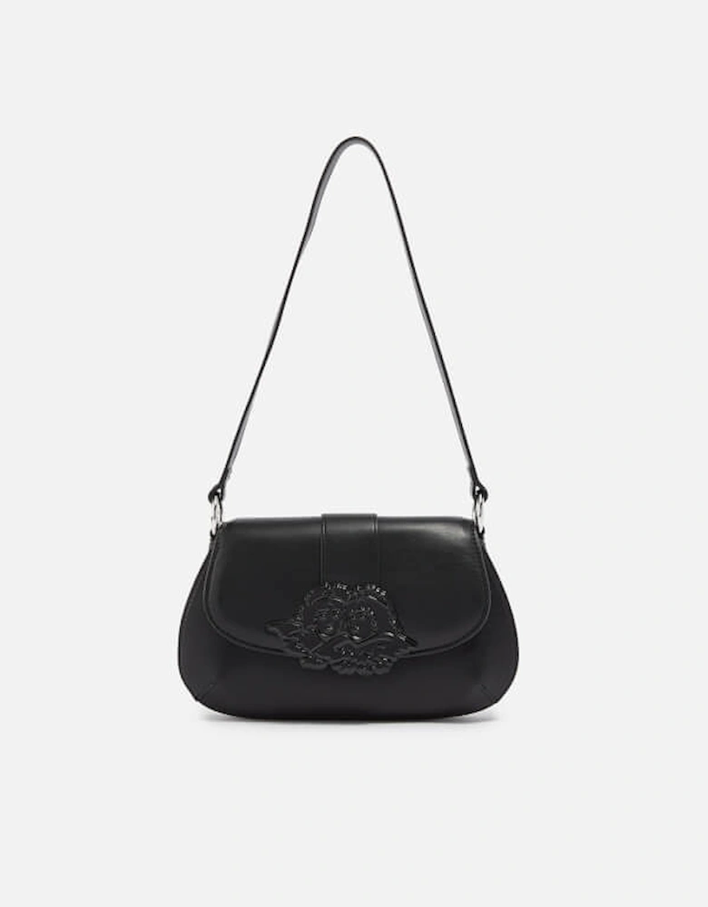 Faux Leather Shoulder Bag