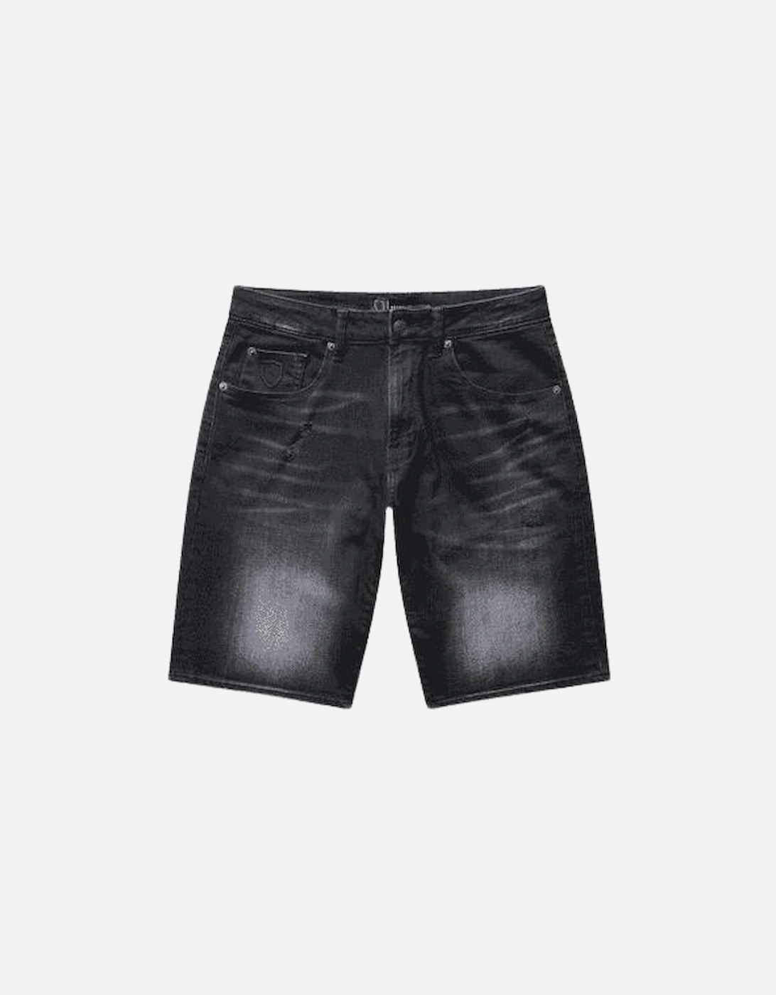 Sentiero Grey Wash Denim Shorts, 5 of 4