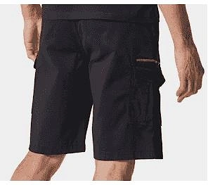 Lindros Black Cargo Shorts